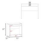 Okak 35.1IN Bureau Debout Minimaliste avec Étagères de Rangement, Bureau d'Ordinateur, Bureaux de Bureau à Domicile pour Salon, Salle de Lecture