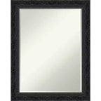 Amanti Art Filigree Half-Inch-Bevel Framed Bathroom Vanity Wall Mirror