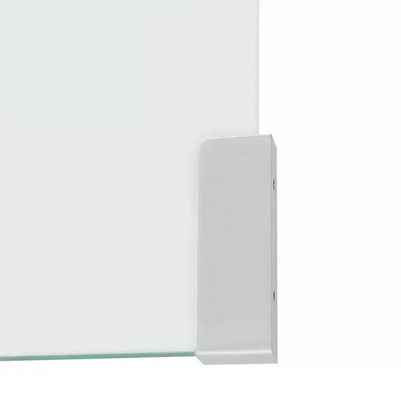 vidaXL Table basse moderne transparente - Table en verre de sécurité trempé - Meuble compact convenant au salon ou à la chambre - 19,5x19,7x17,7