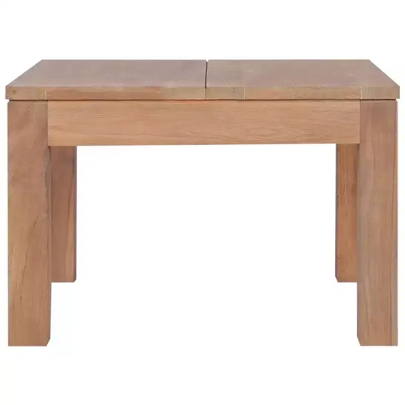 vidaXL Table basse Teck naturel Bois de teck massif 60x60 cm Durable - 60