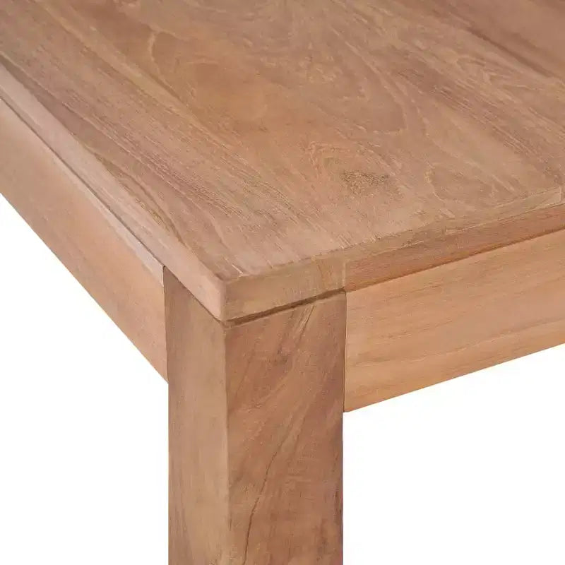 vidaXL Table basse Teck naturel Bois de teck massif 60x60 cm Durable - 60