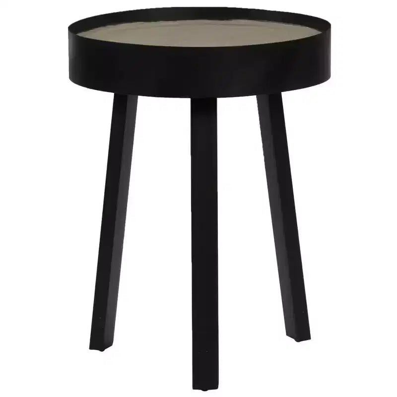 vidaXL Table basse Table d'appoint ronde Table de canapé de salon avec plateau en béton - 40 x 55 cm