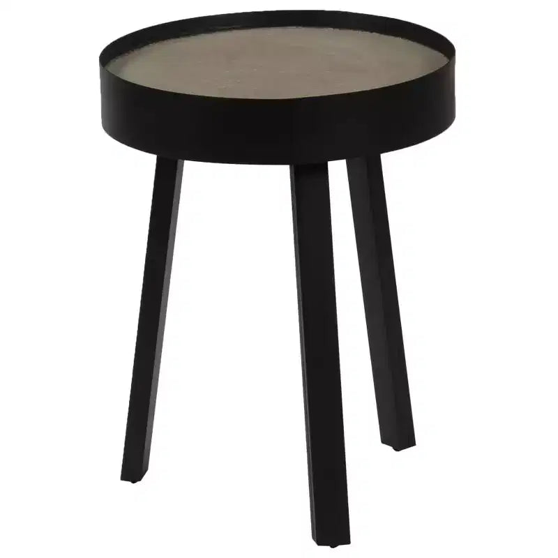 vidaXL Table basse Table d'appoint ronde Table de canapé de salon avec plateau en béton - 40 x 55 cm