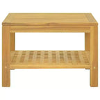vidaXL Table basse 60x60x40 cm teck massif