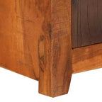 vidaXL Table de chevet Marron Bois d'acacia massif et bois de récupération Petit