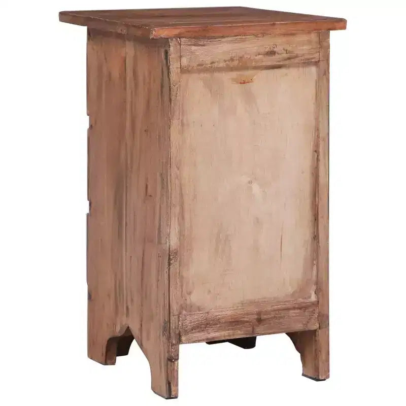 vidaXL Table de chevet 30x30x51 cm Bois d'acajou massif