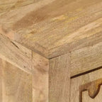 vidaXL Table de chevet 40x30x50 cm Bois de manguier massif