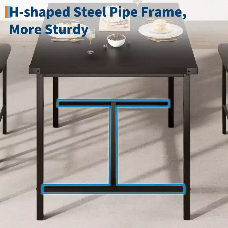 Ensemble table de salle à manger CuisinSmart pour 2, ensemble table de cuisine avec repose-pieds et dossier, table hauteur de comptoir avec 2 tabourets de bar rembourrés