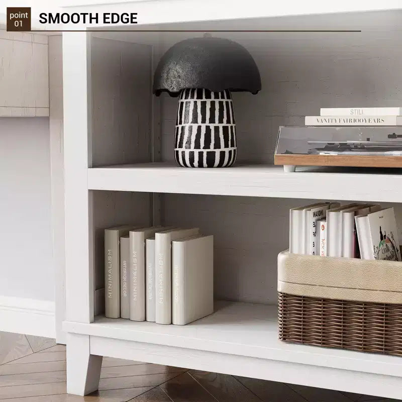 Étagère étroite à 5 niveaux avec pieds en bois, bibliothèque étroite de style rustique pour salon, appartement, bureau