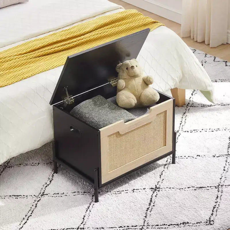 Banc d'entrée avec rangement, Bancs de rangement pour salon, chambre à coucher, Siège organisateur