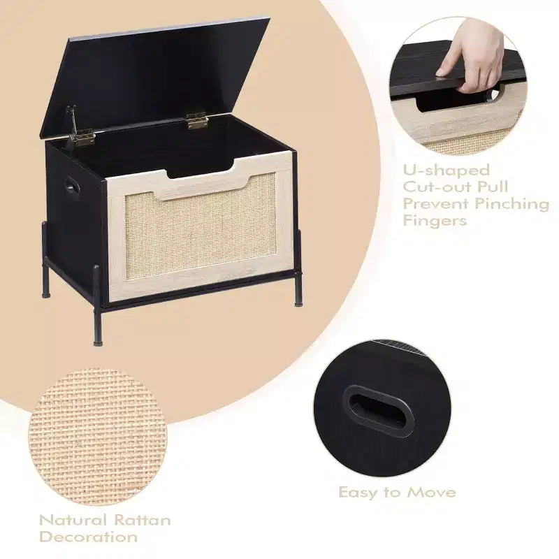 Banc d'entrée avec rangement, Bancs de rangement pour salon, chambre à coucher, Siège organisateur