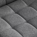 Furnimart Fauteuil de bureau Criss Cross à assise large avec roulettes, pivotant à 360°, pieds croisés, coussin épais, chaise de bureau à domicile pour chambre/coiffeuse/étude