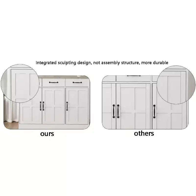 Meuble de Rangement de Salle de Bain Mince GDFStudio Helmsley avec Étagères Réglables et Tiroir