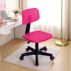 Homy Casa Adjustable Swivel Study Chair for Kids, Dorm & Home Office, Pink