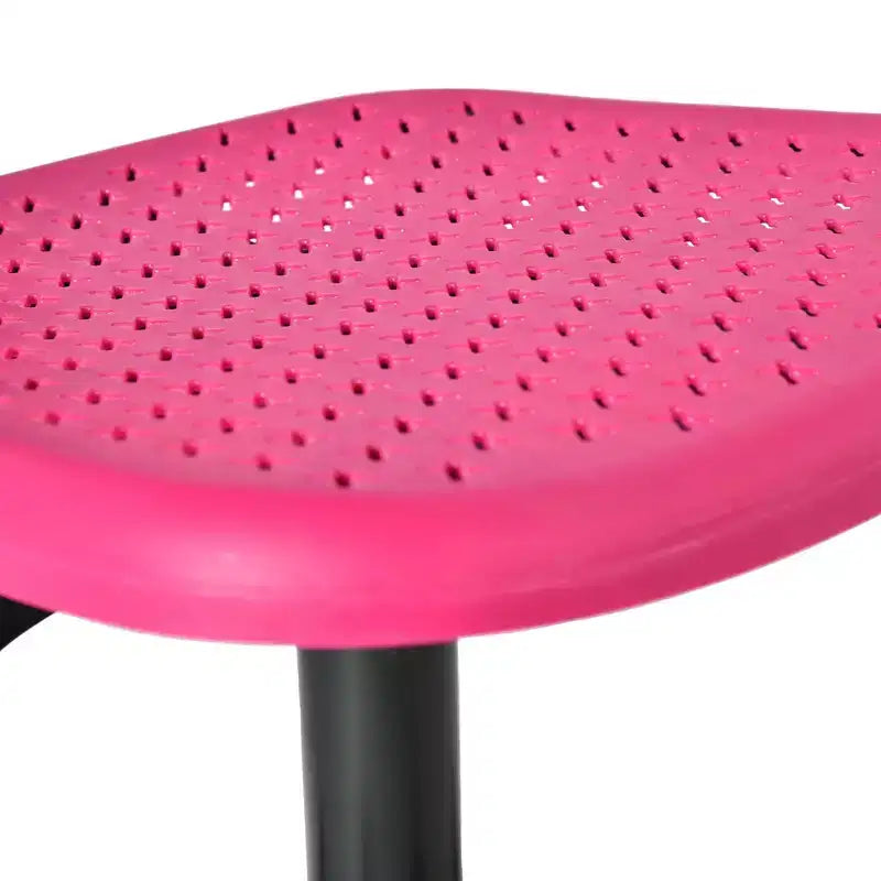 Chaise d'étude pivotante réglable Homy Casa pour enfants, dortoir et bureau à domicile, rose