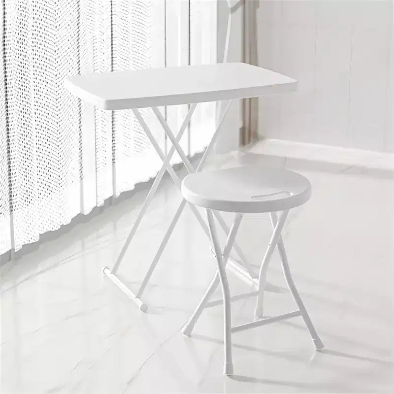 Tabouret pliant portable GustoWave avec poignée, tabouret rond pliant robuste avec capacité de 227 kg pour adultes, tabouret pliant de 45 cm