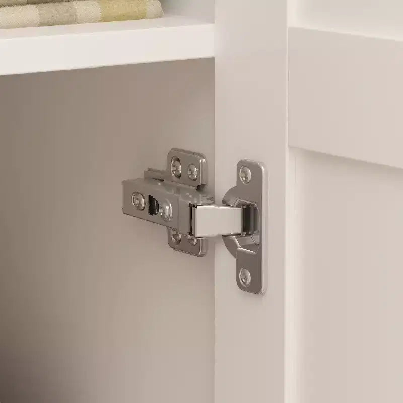 Famapy Armoire autoportante avec étagères réglables et tiroir inférieur, Armoire de rangement pour vêtements, Meuble de rangement pour chambre/entrée