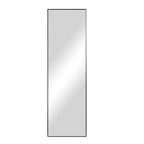 HomeRoots 71 Black Metal Leaning Framed Full Length Mirror