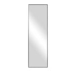 Miroir pleine longueur HomeRoots 71 à cadre métallique noir inclinable