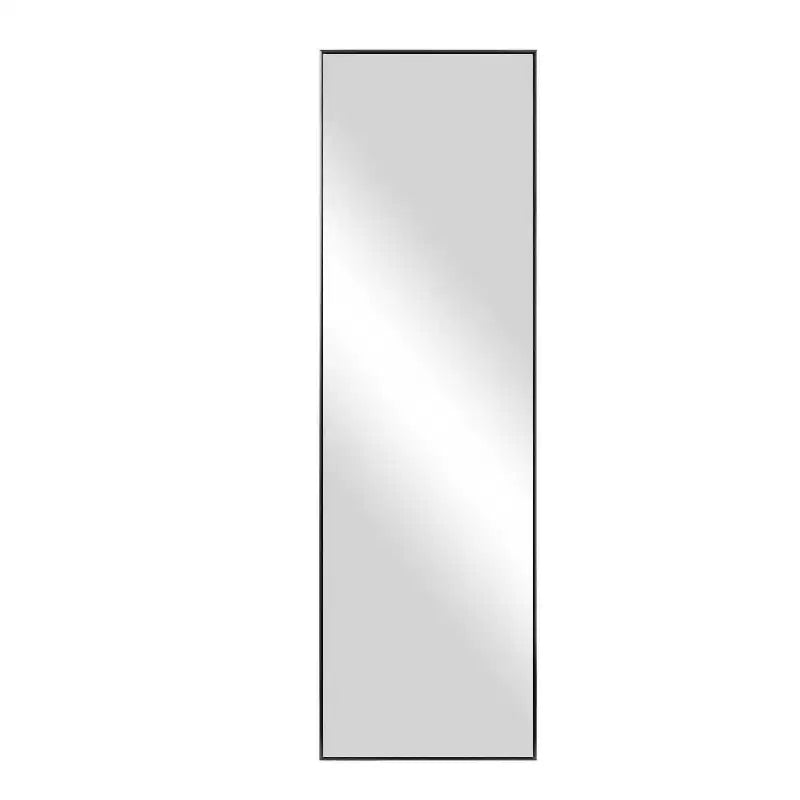 Miroir pleine longueur HomeRoots 71 à cadre métallique noir inclinable