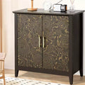 Modern Sideboard Buffet Cabinet with Adjustable Shelves, Farmhouse Storage Cabinet for Dining Room and Coffee Bar