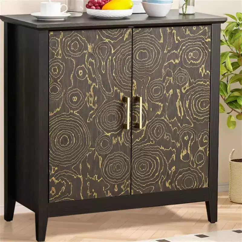 Buffet de rangement moderne avec étagères réglables, buffet de ferme pour salle à manger et bar à café