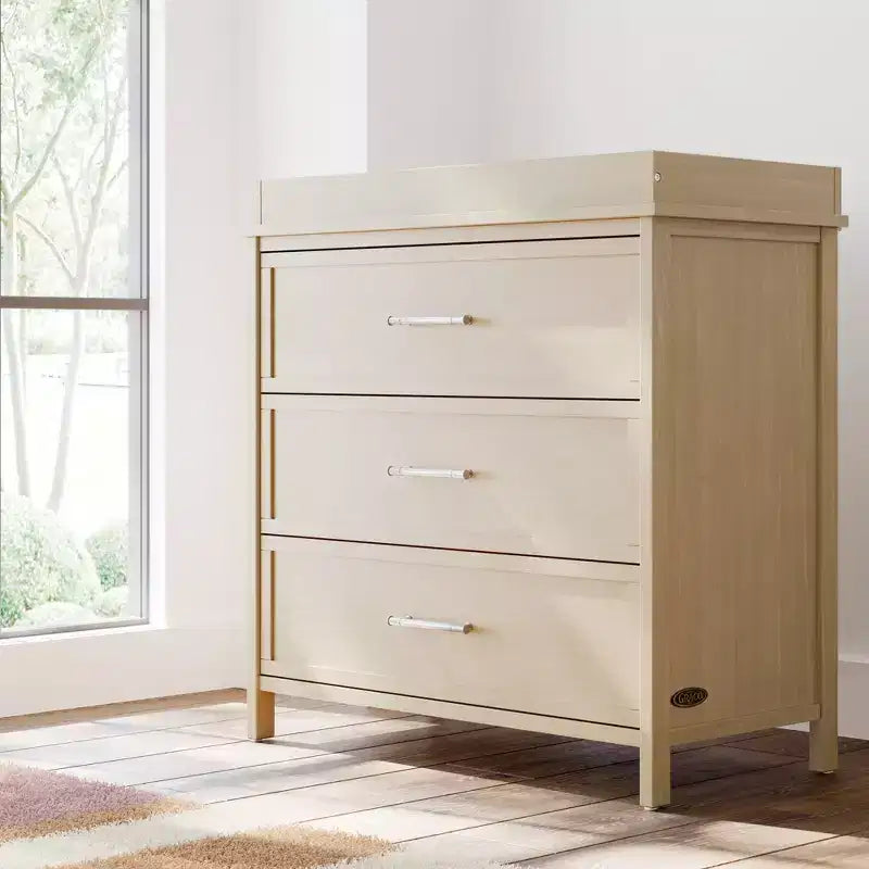 Commode Graco Classic à 3 tiroirs avec plateau à langer amovible