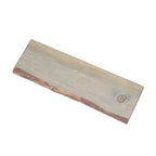 RESTORE Riverstone Grey 24 in. Live Edge Wood Shelf (Wood Only) by Pipe Decor