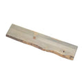 RESTORE Riverstone Grey 36 in. Live Edge Wood Shelf (Wood Only) by Pipe Decor
