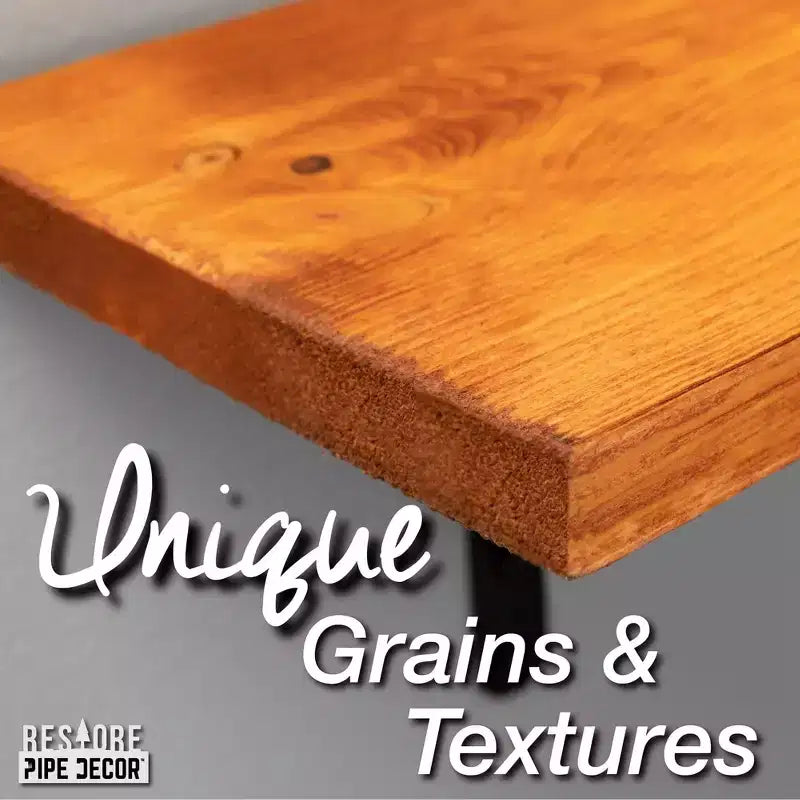RESTORE Sunset Cedar Étagère en bois de 36 po (Bois seulement) par Pipe Decor