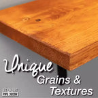 RESTORE Sunset Cedar Étagère en bois de 36 po (Bois seulement) par Pipe Decor