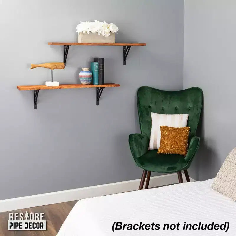 RESTORE Sunset Cedar Étagère en bois de 36 po (Bois seulement) par Pipe Decor