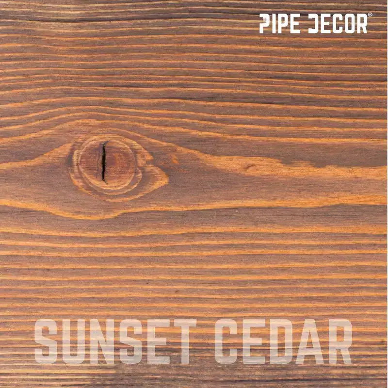 RESTORE Sunset Cedar Étagère en bois de 36 po (Bois seulement) par Pipe Decor
