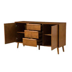 Abigail Commode 3 tiroirs de 145 cm de large en bois dur | KARAT HOME-ACORN