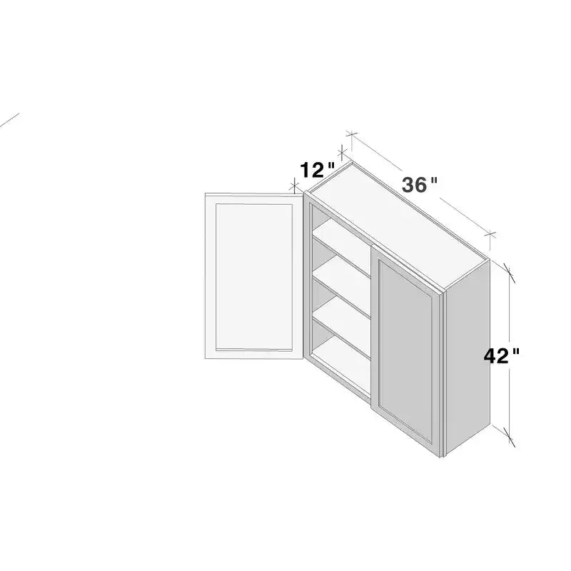 Meuble haut de cuisine CASAINC L91,4 x P30,5 x H106,7 cm