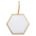 MAYEERTY Hexagon Mirror, Decor Mirror for Living Room, Foyer, Entryway, Bedroom, 16x14