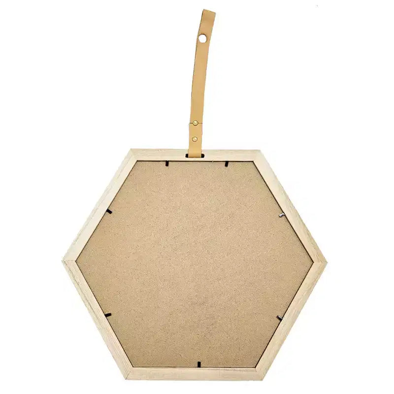 Miroir hexagonal MAYEERTY, miroir décoratif pour salon, foyer, entrée, chambre à coucher, 16x14
