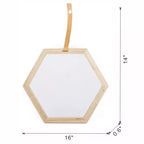 Miroir hexagonal MAYEERTY, miroir décoratif pour salon, foyer, entrée, chambre à coucher, 16x14
