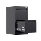 File Cabinet with 2-Drawer Lock,Vertical Metal Filing Cabinet for Letter/Legal Size Documents, File Storage for Home Office,Requires Assembly