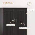 Meuble de rangement haut Accent pour cuisine avec étagères réglables et 2 portes basses