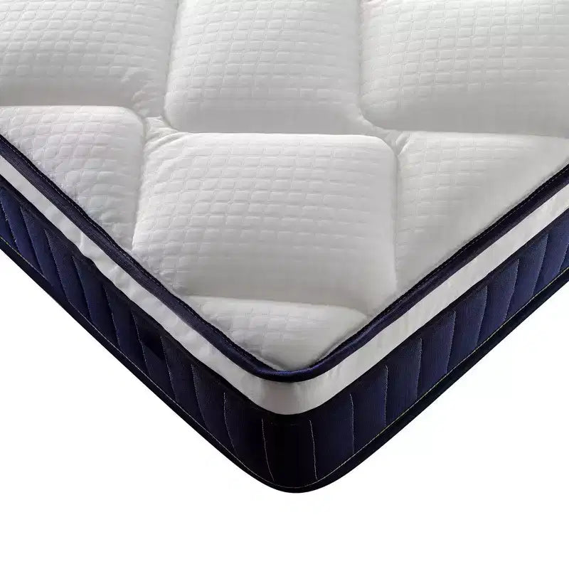 Matelas Okak Medium Ferme avec Mousse à Mémoire de Forme, Matelas Hybride avec Ressorts Ensachés, Matelas en Boîte pour Maison, Hôtel, Appartement