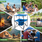 Table de camping pliante à 2 niveaux Wakeman Outdoors