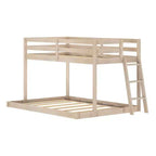 Lit superposé bas pour matelas simple/double Bear Plywood