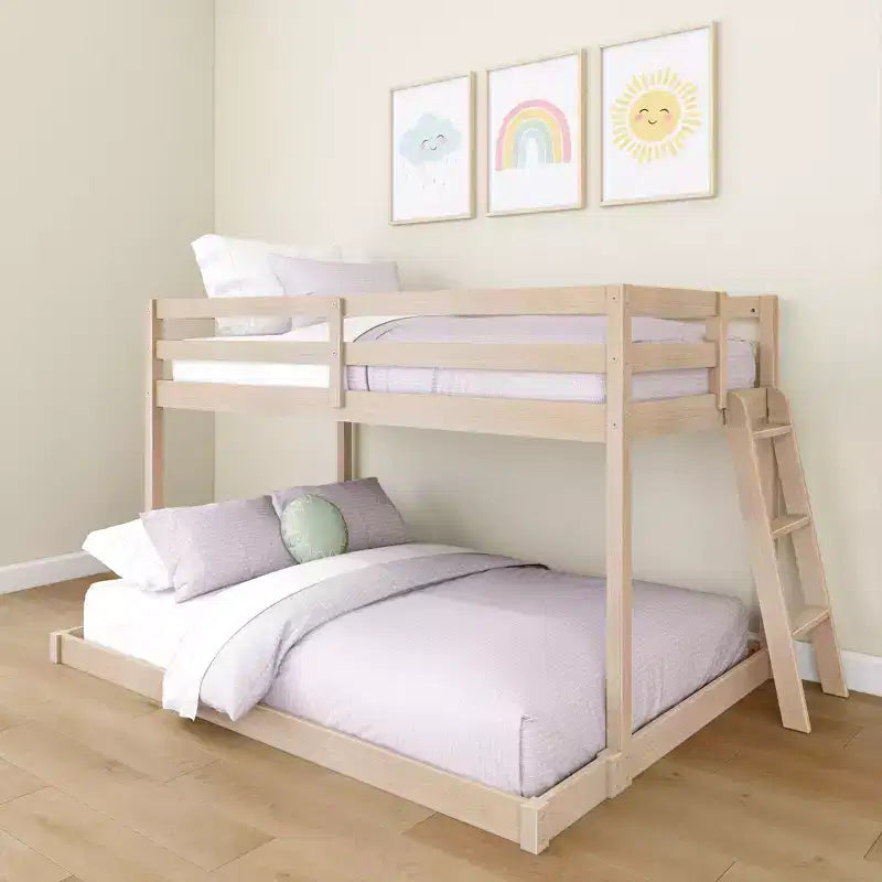 Lit superposé bas pour matelas simple/double Bear Plywood