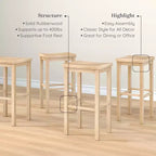 Tabouret de bar (76 cm) - lot de 4
