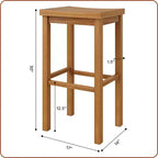Tabouret de bar (76 cm) - lot de 4