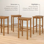Tabouret de bar (76 cm) - lot de 4