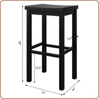Tabouret de bar (76 cm) - lot de 4