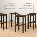 Tabouret de bar (76 cm) - lot de 4