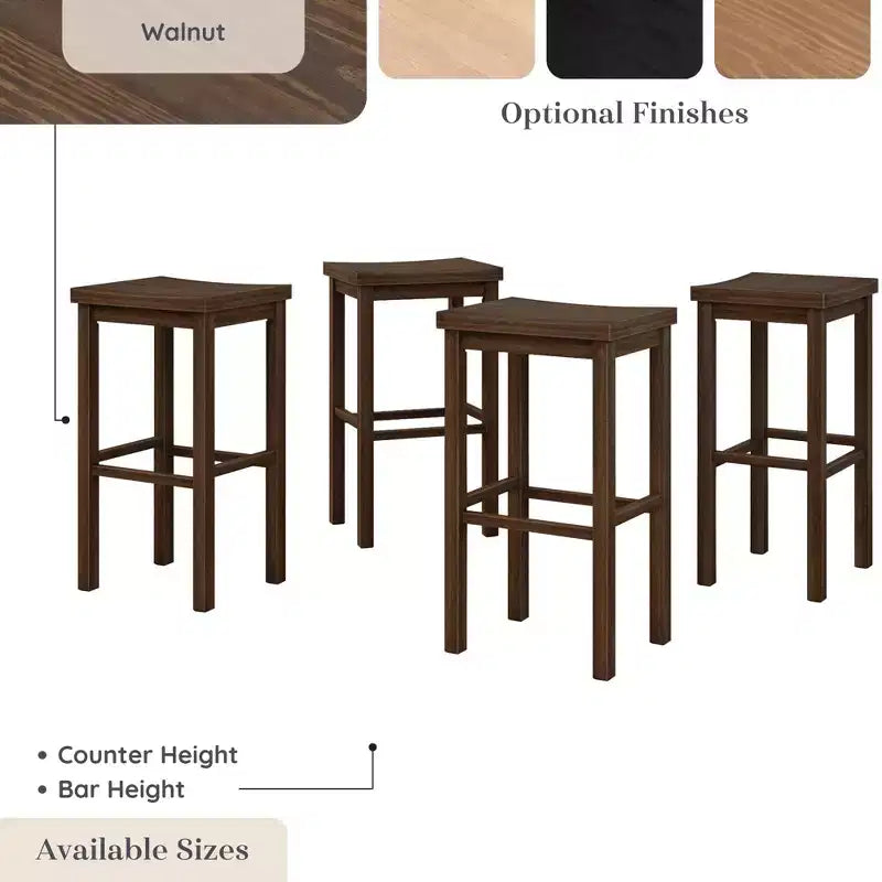 Tabouret de bar (76 cm) - lot de 4